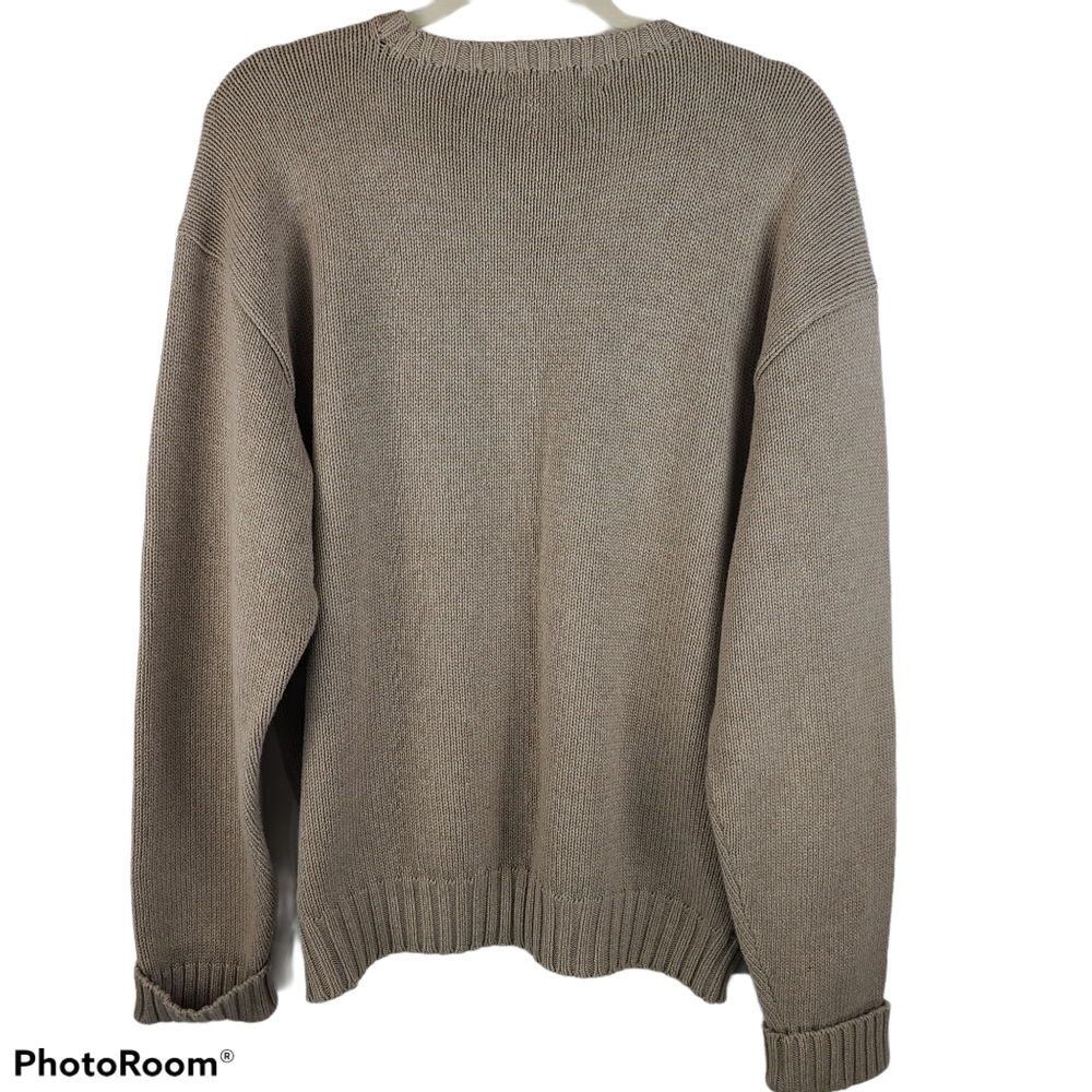 SOLD EBAY Polo by Ralph Lauren Brown Sweater XL - Picture 3 of 5